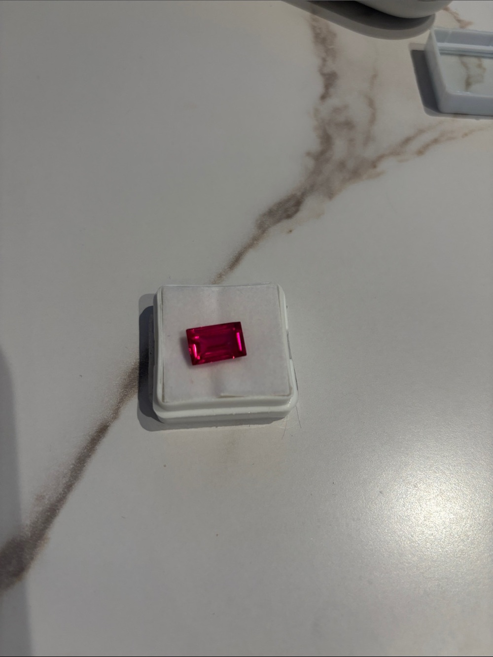 Beautiful rose baguette ruby